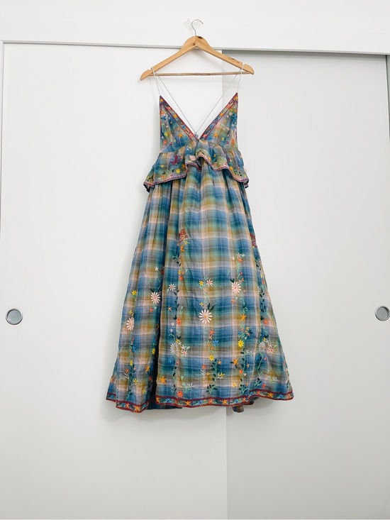 Free People Dresses & Skirts - NWT Free People Songs Of Summer Embroidered Floral Birds Maxi Dress Size Medium